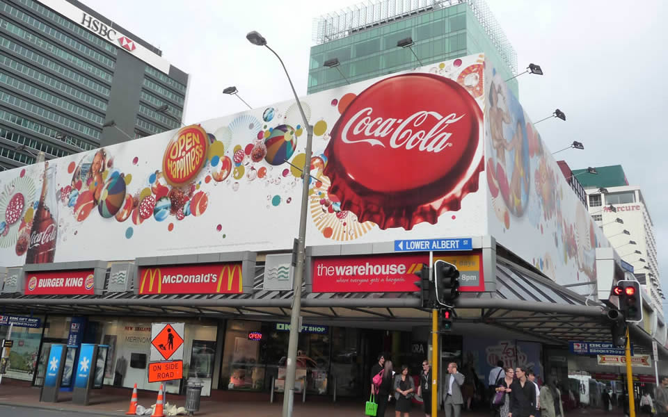 Auckland Coca Cola's aim is to be ever-present