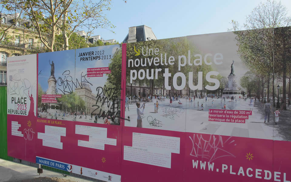 Paris - A public space for all being constructed