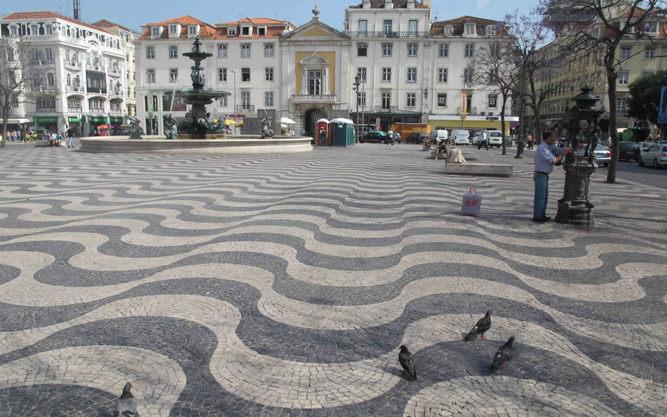 Lisbon - Rossio Square, one of the best in Europe