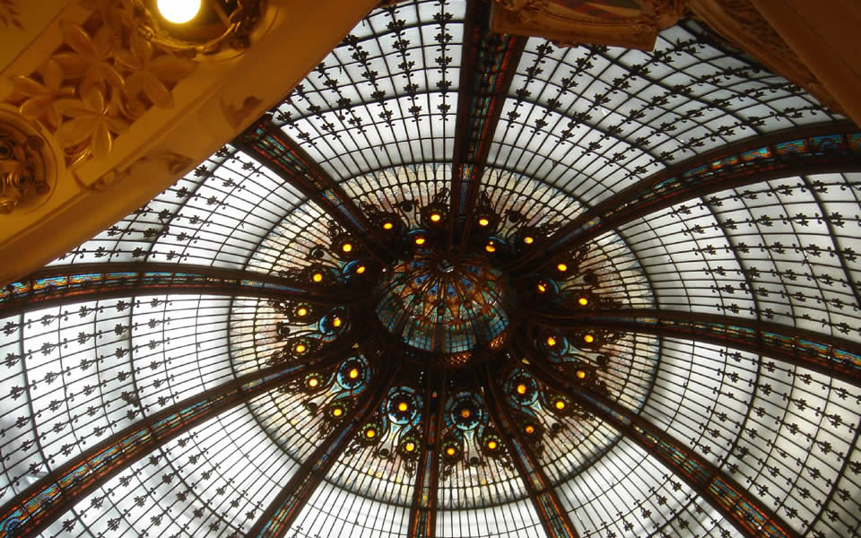 Paris - Galerie Lafayette, shopping at its classic best