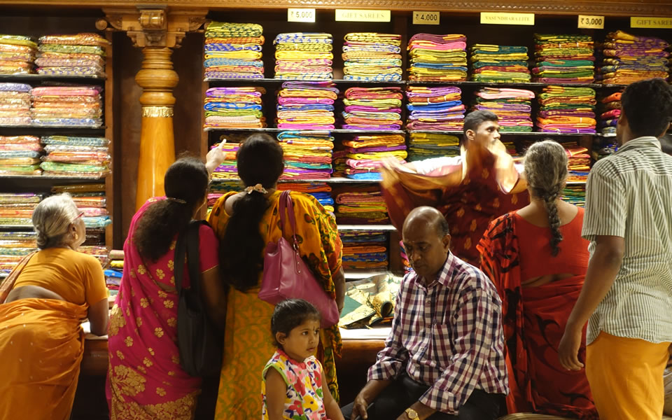 Chennai - the biggest cloth market